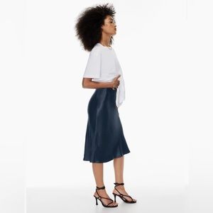 Babaton slip midi skirt